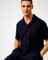 Night-Sky-Boucle-Short-Sleeve-Shirt