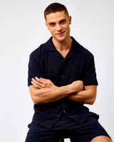 Night-Sky-Boucle-Short-Sleeve-Shirt