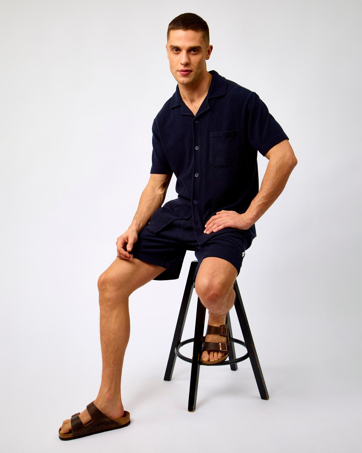 Night Sky Boucle Short Sleeve Shirt
