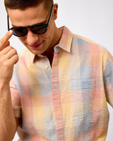 Multi Check Seersucker Short Sleeve Shirt