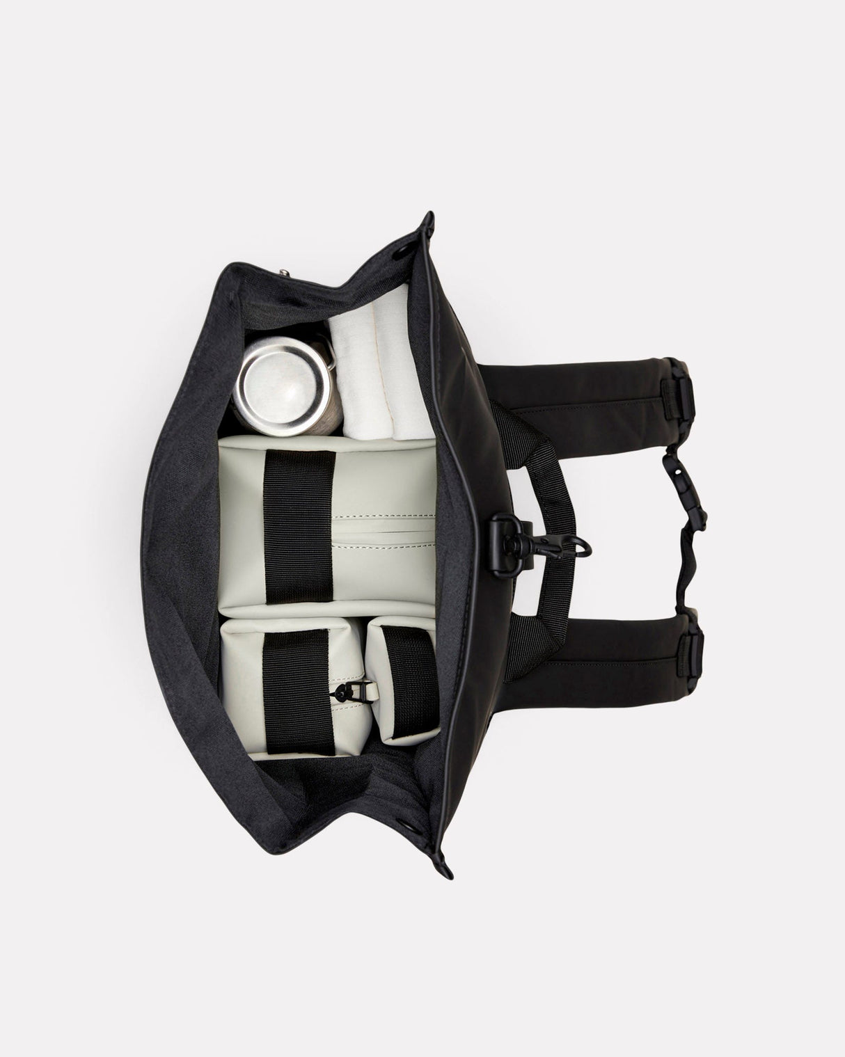 Black Rolltop Rucksack