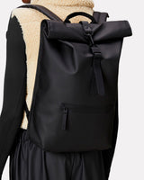 Black Rolltop Rucksack