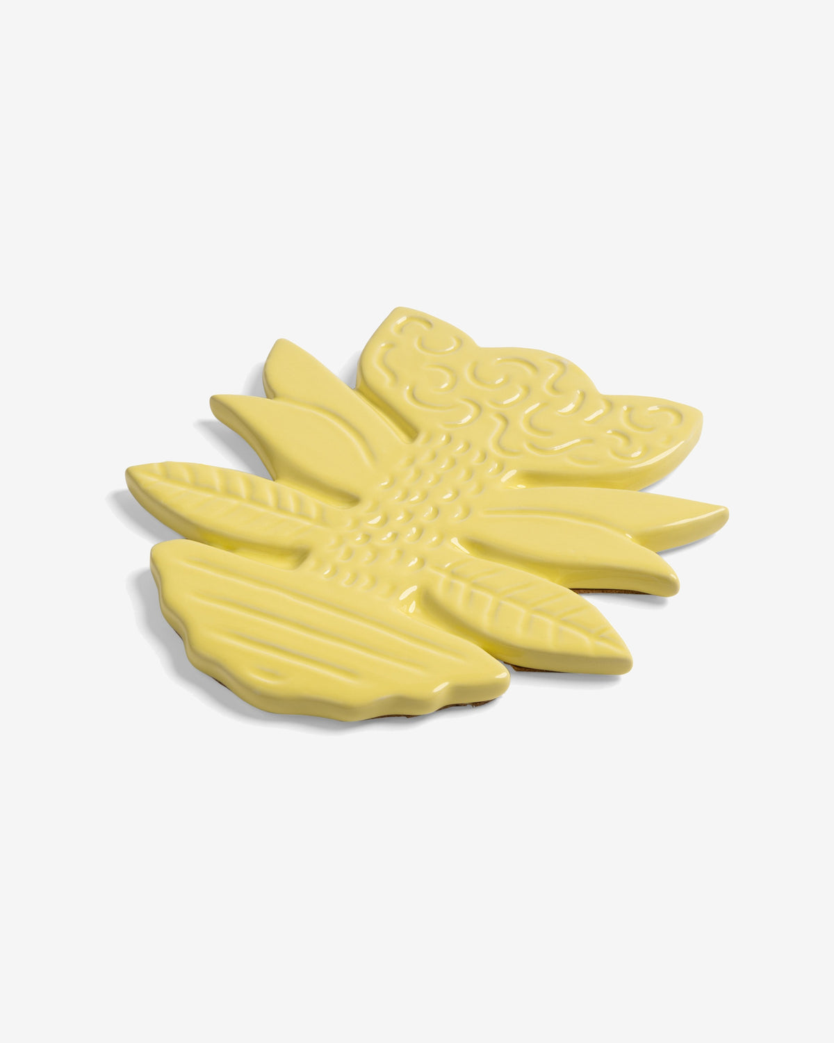 Yellow Blume Stoneware Trivet