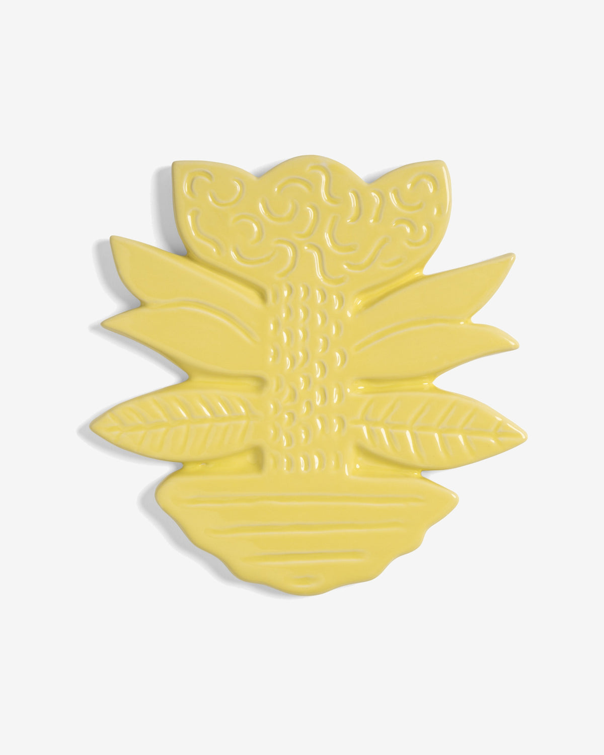 Yellow Blume Stoneware Trivet