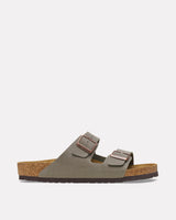 Stone Birko-Flor Leather Sandal