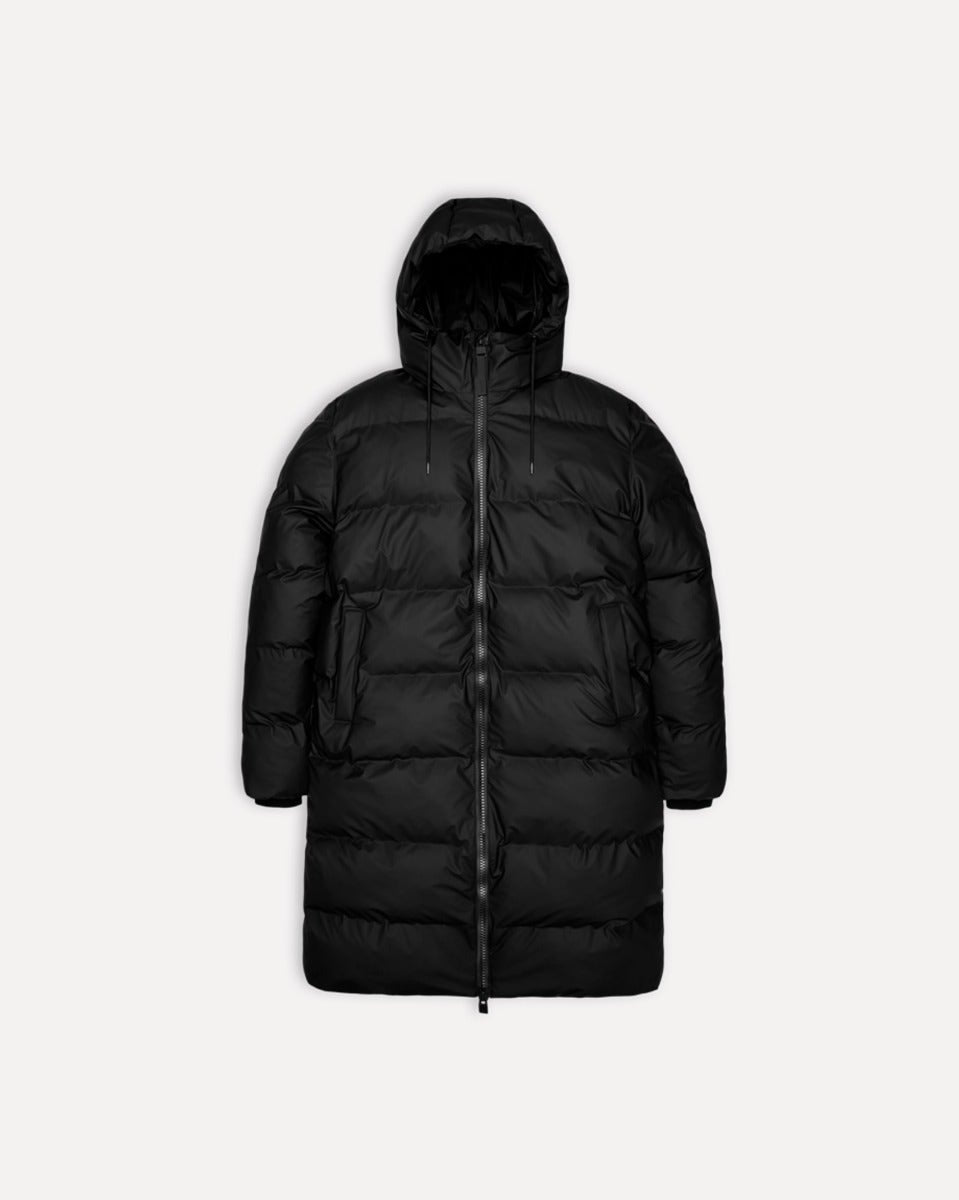 Black Alta Long Puffer Jacket