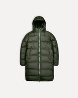 Green Alta Long Puffer Jacket