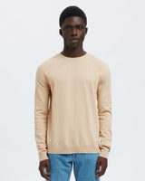 Oatmeal-Berg-Cotton-Knit-Pullover