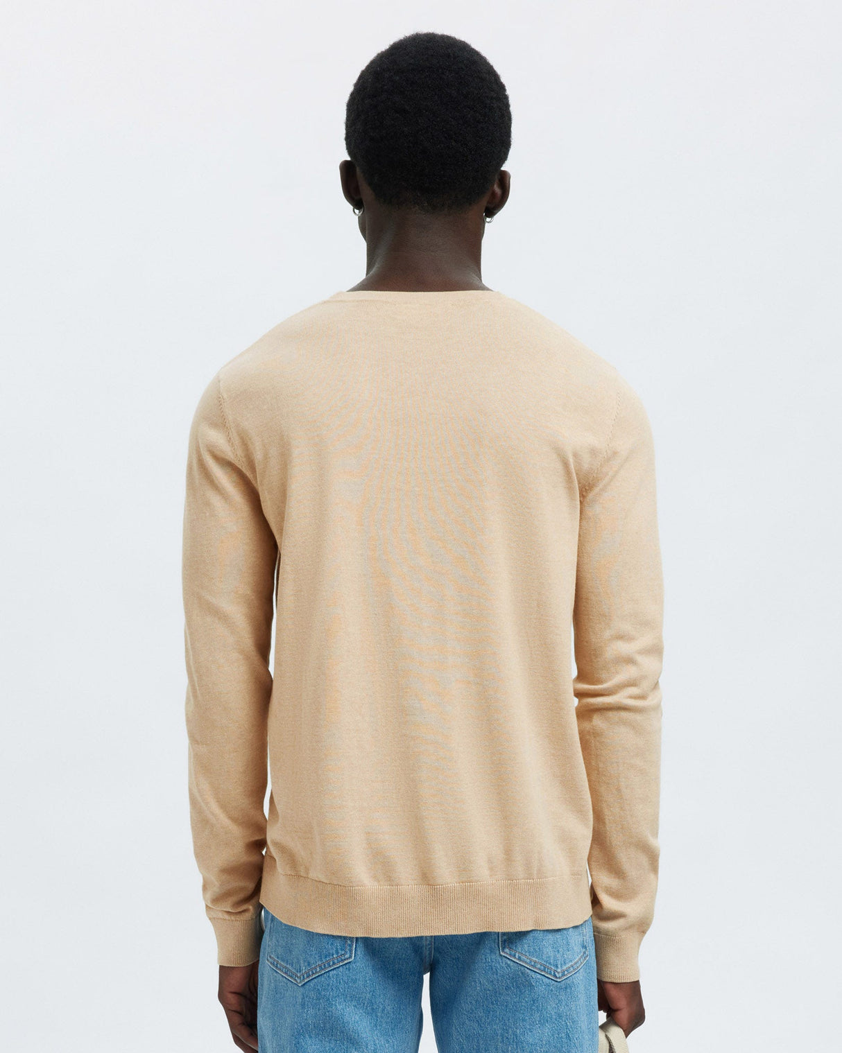 Oatmeal-Berg-Cotton-Knit-Pullover