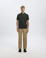 Deep Forest Fave Zip Polo Shirt