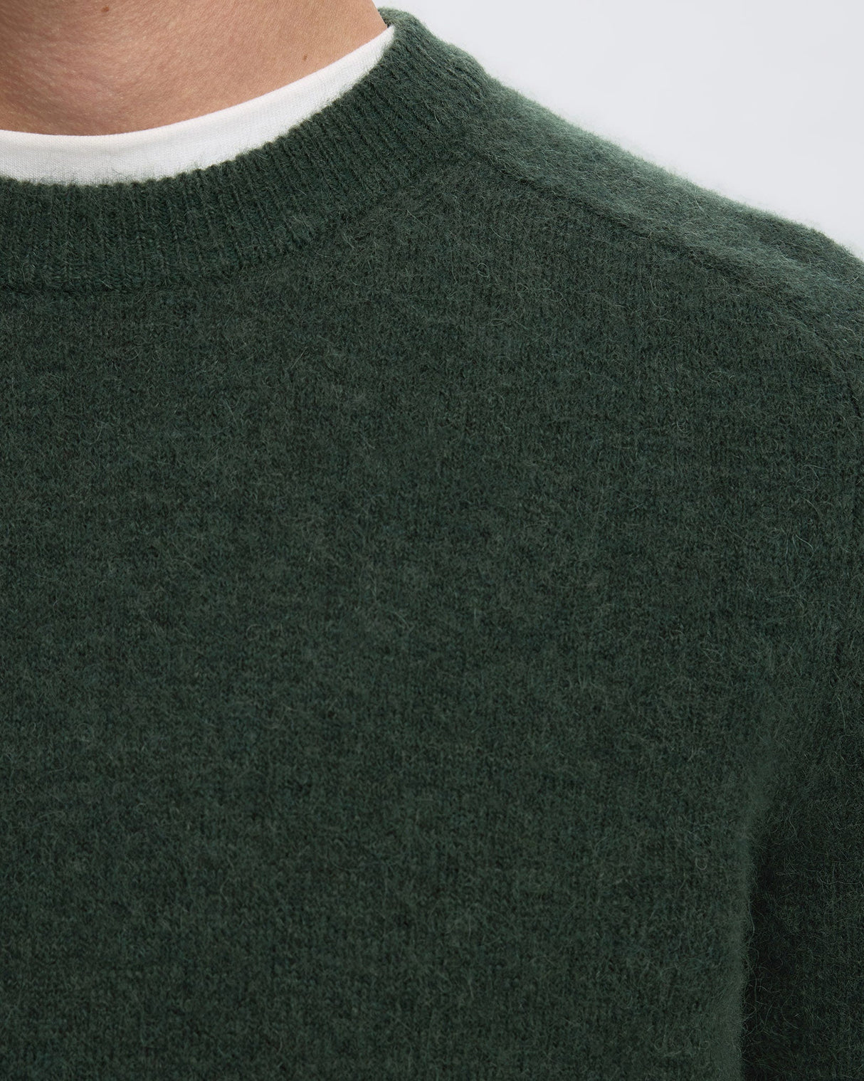 Deep Forest Rai Alpaca Blend Knit Pullover