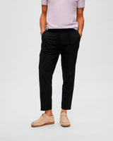 Black-Brody-Slim-Fit-Tapered-Linen-Pants