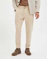 Oatmeal-Brody-Slimtape-Linen-Blend-Pants
