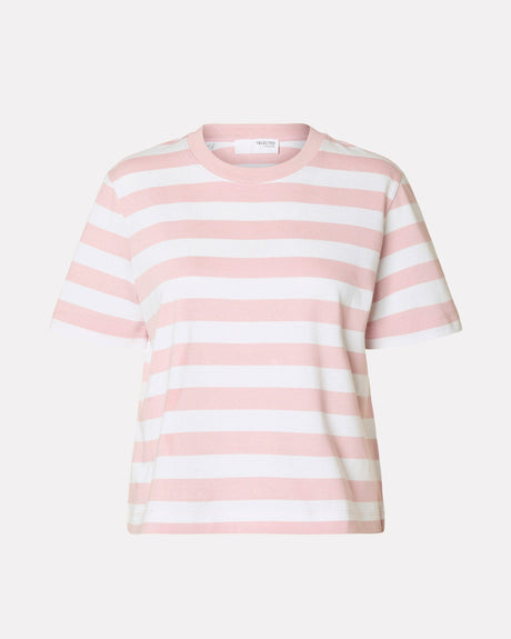 Bleached-Mauve-Essential-Striped-Boxy-T-Shirt