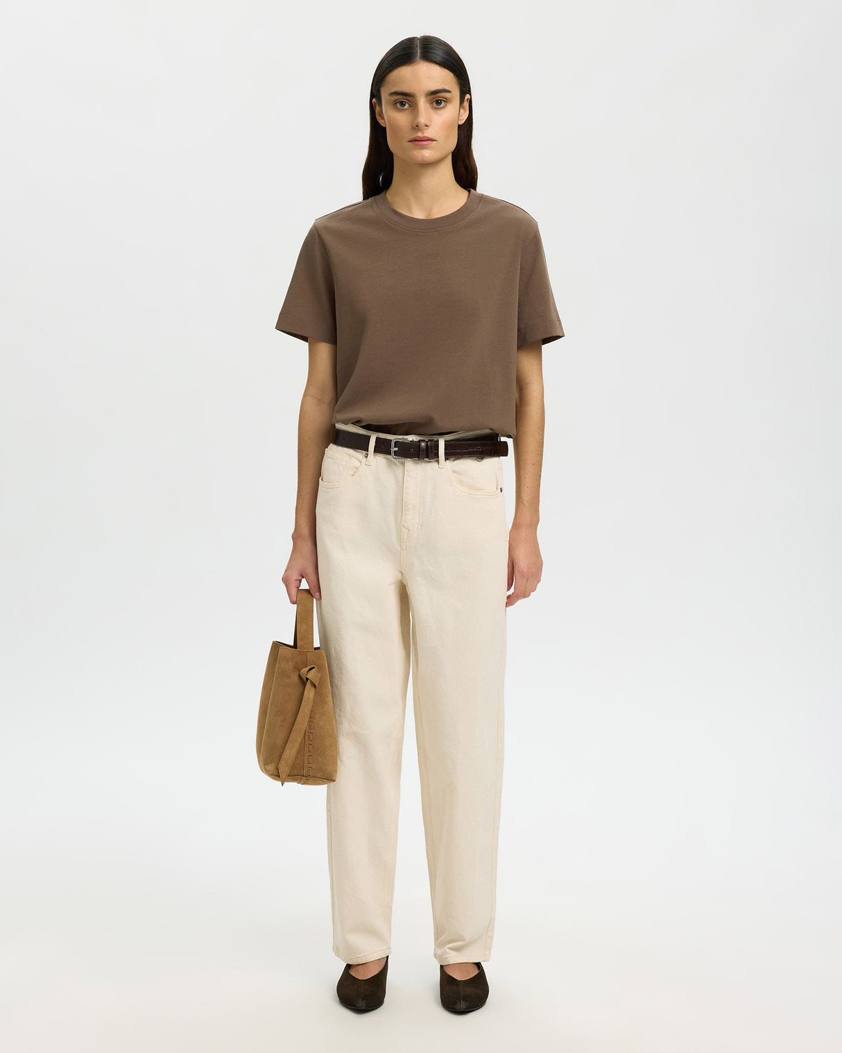 Chocolate Chip Essential Boxy T-Shirt