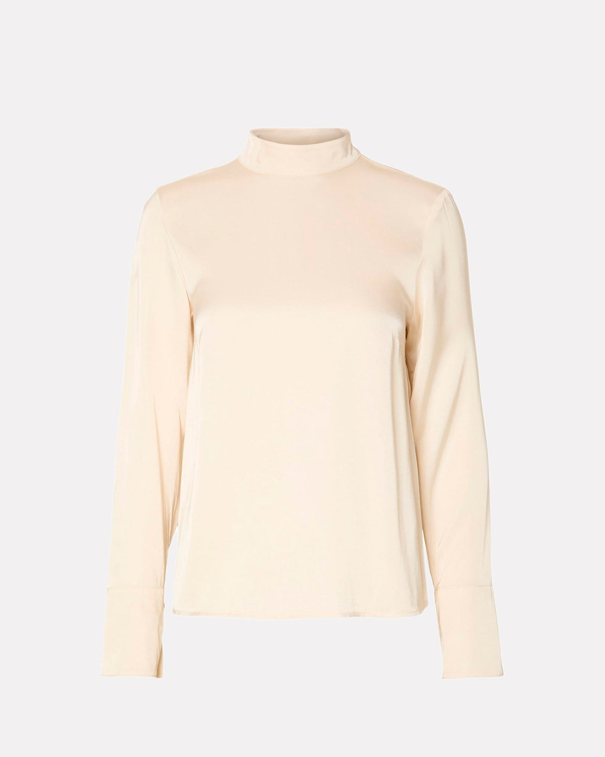 Birch Ivy Long Sleeve Satin Top