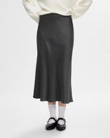 Volcanic Ash Lena High Waisted Midi Skirt