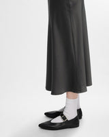 Volcanic Ash Lena High Waisted Midi Skirt