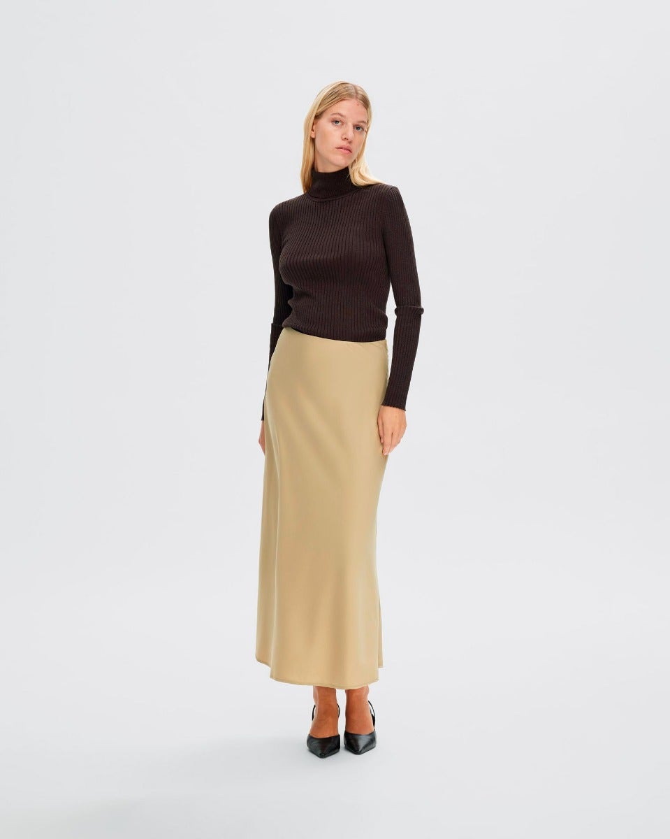 Cornstalk Lena High Waisted Midi Skirt