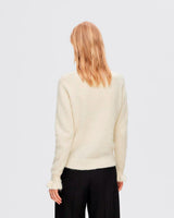 Birch Sia Frill Cuff O-Neck Knit Jumper