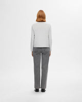 Light Grey Essential Cotton Long Sleeve T-Shirt