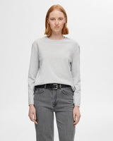 Light Grey Essential Cotton Long Sleeve T-Shirt
