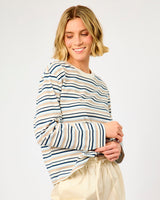Cash-Blue-Multi-Essential-Striped-Boxy-Long-Sleeve-T-Shirt