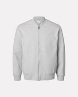 Light-Grey-Melange-Bomber
