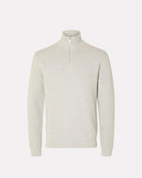 Light-Grey-Dane-Cotton-Structured-Knit-Half-Zip-Jumper