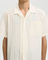 Egret Jax Broderie Short Sleeve Shirt