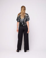 Black Emma-Tara Wide Leg Pants
