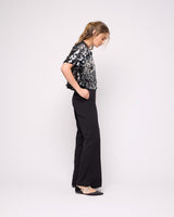 Black Emma-Tara Wide Leg Pants
