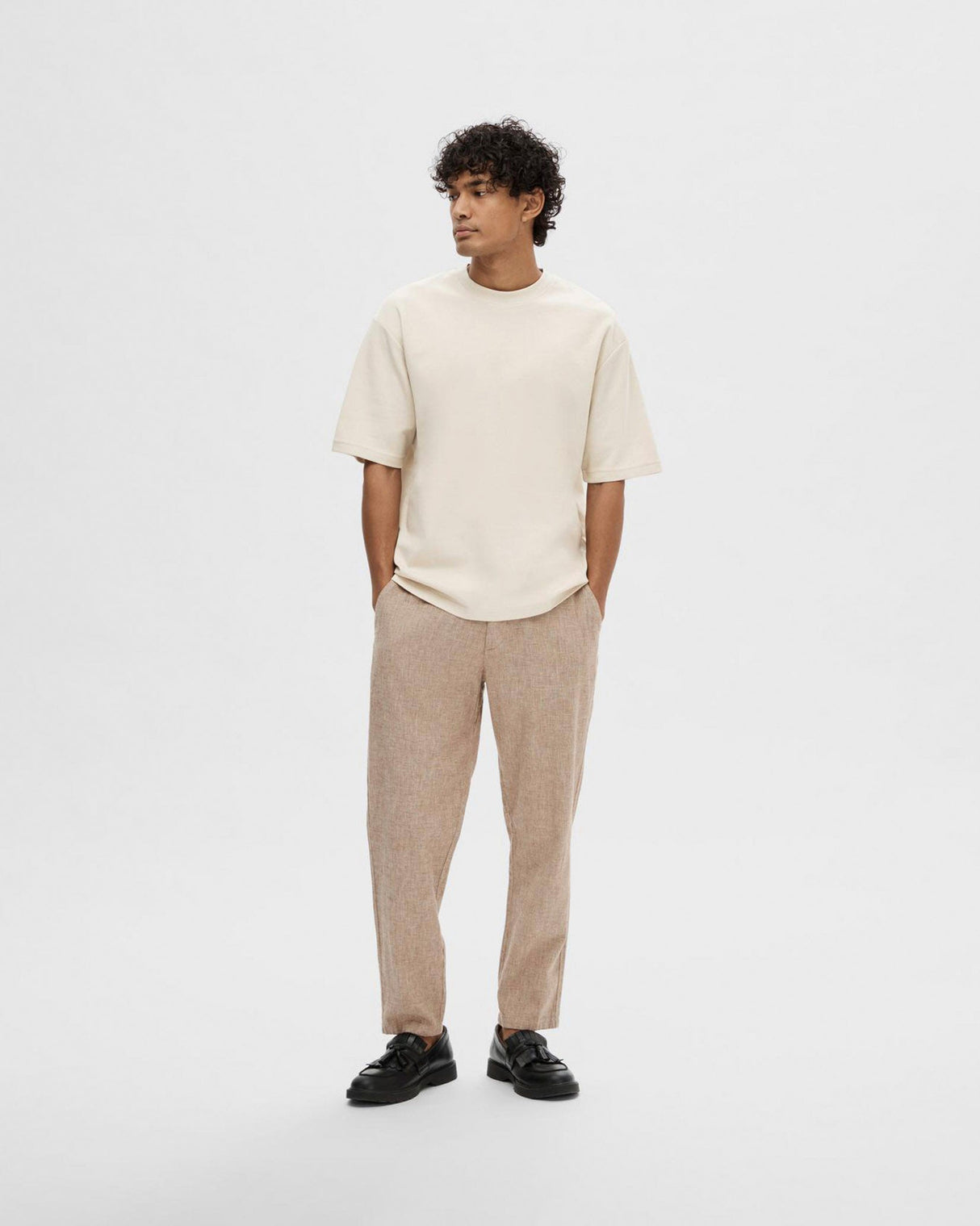 Oatmeal Oscar Loose Fit T-Shirt