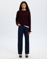 Fig Lulu Alpaca Blend Frill Cuff Jumper