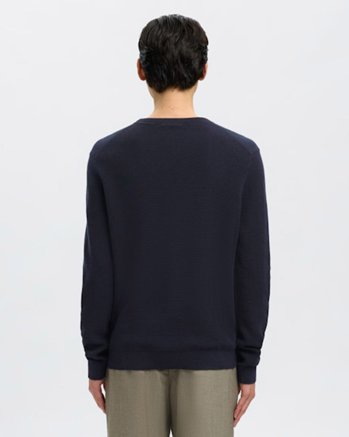 Dark-Sapphire-Ross-Structured-Knit-Jumper