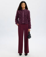 Fig Myline Cropped Fluffy Shirt
