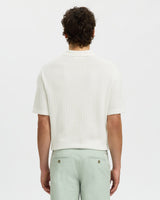 Egret-Cran-Knit-Structure-Zip-Polo-T-Shirt