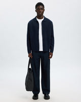 Sky Captain Mike Cotton Blend Polo Cardigan