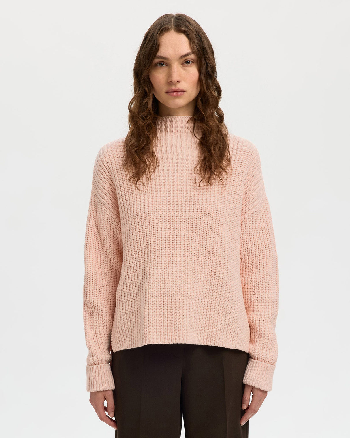 Pale-Dogwood-Selma-Cotton-Blend-Knit-Jumper