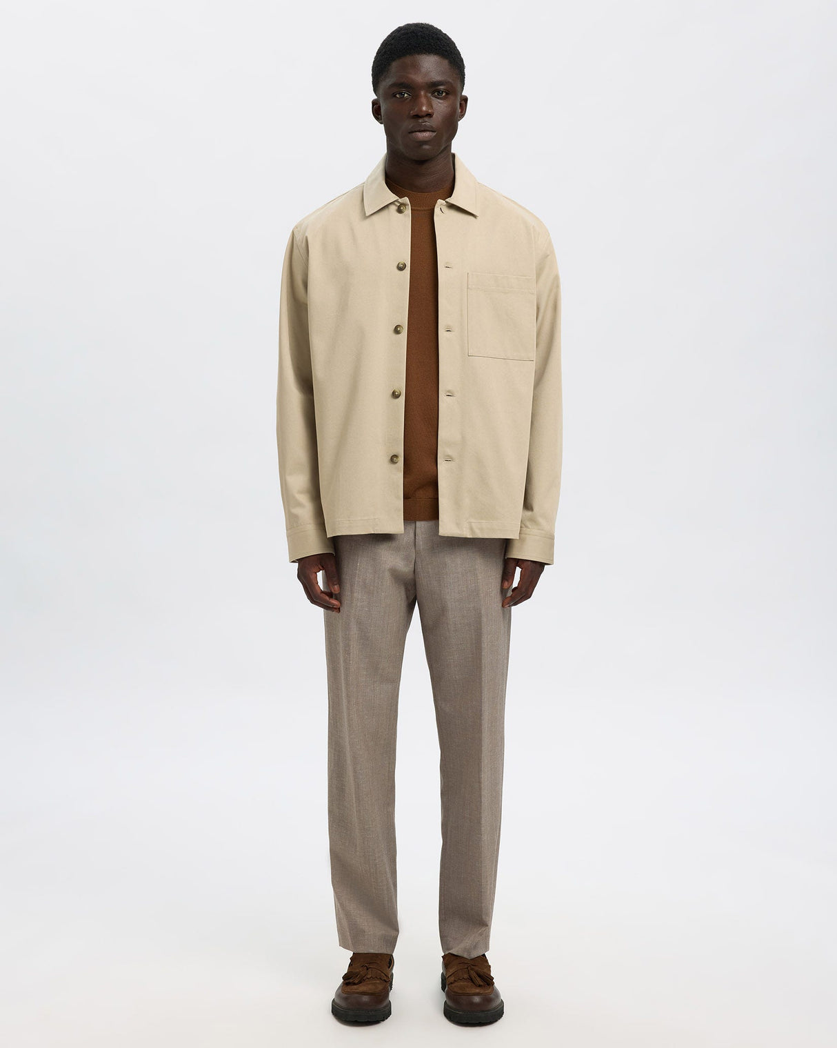 Pure Cash Tate Organic Cotton Heavy Overshirt