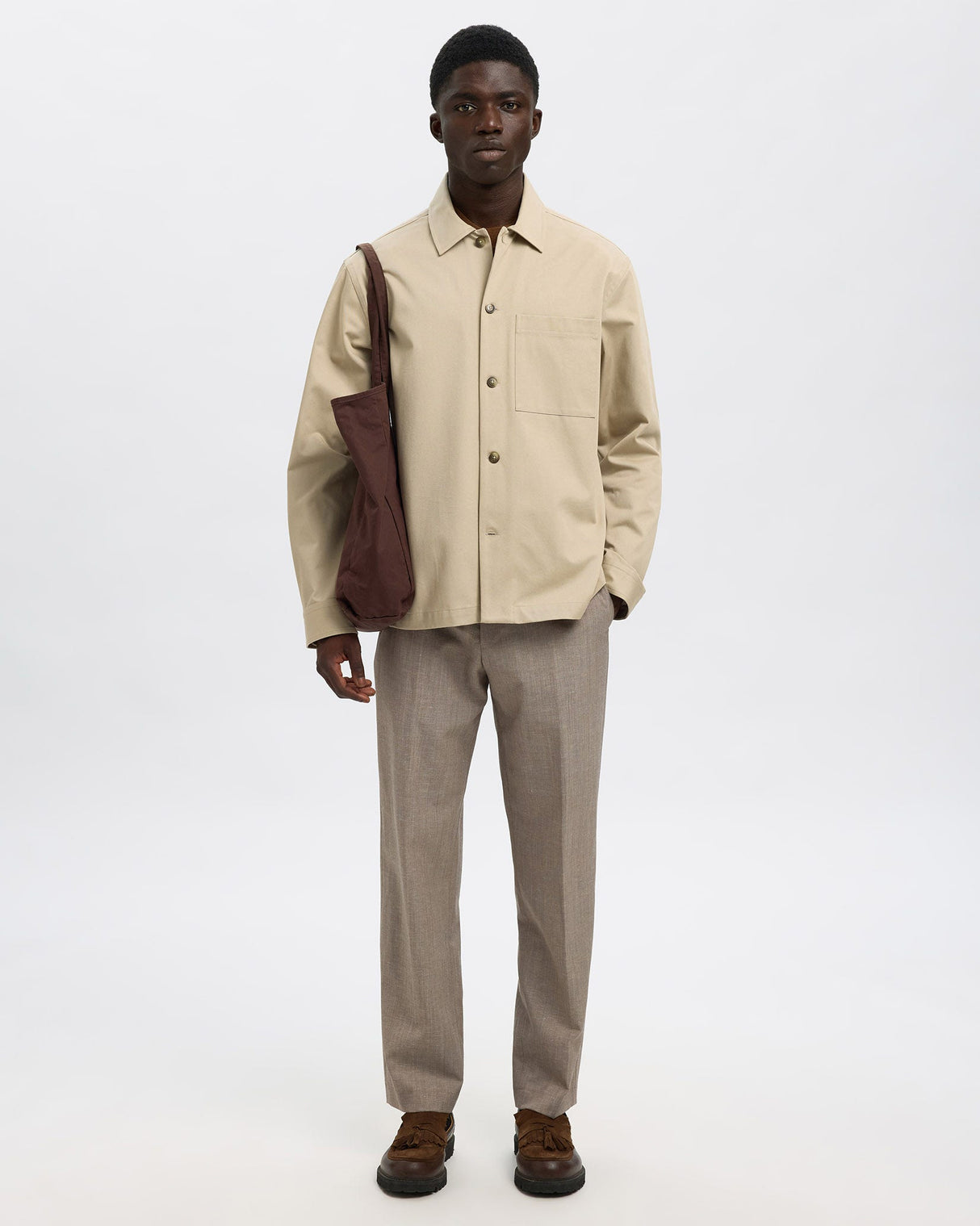 Pure Cash Tate Organic Cotton Heavy Overshirt