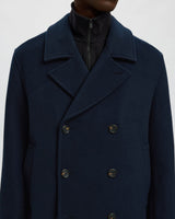 Sky Captain Archive Wool Blend Peacoat