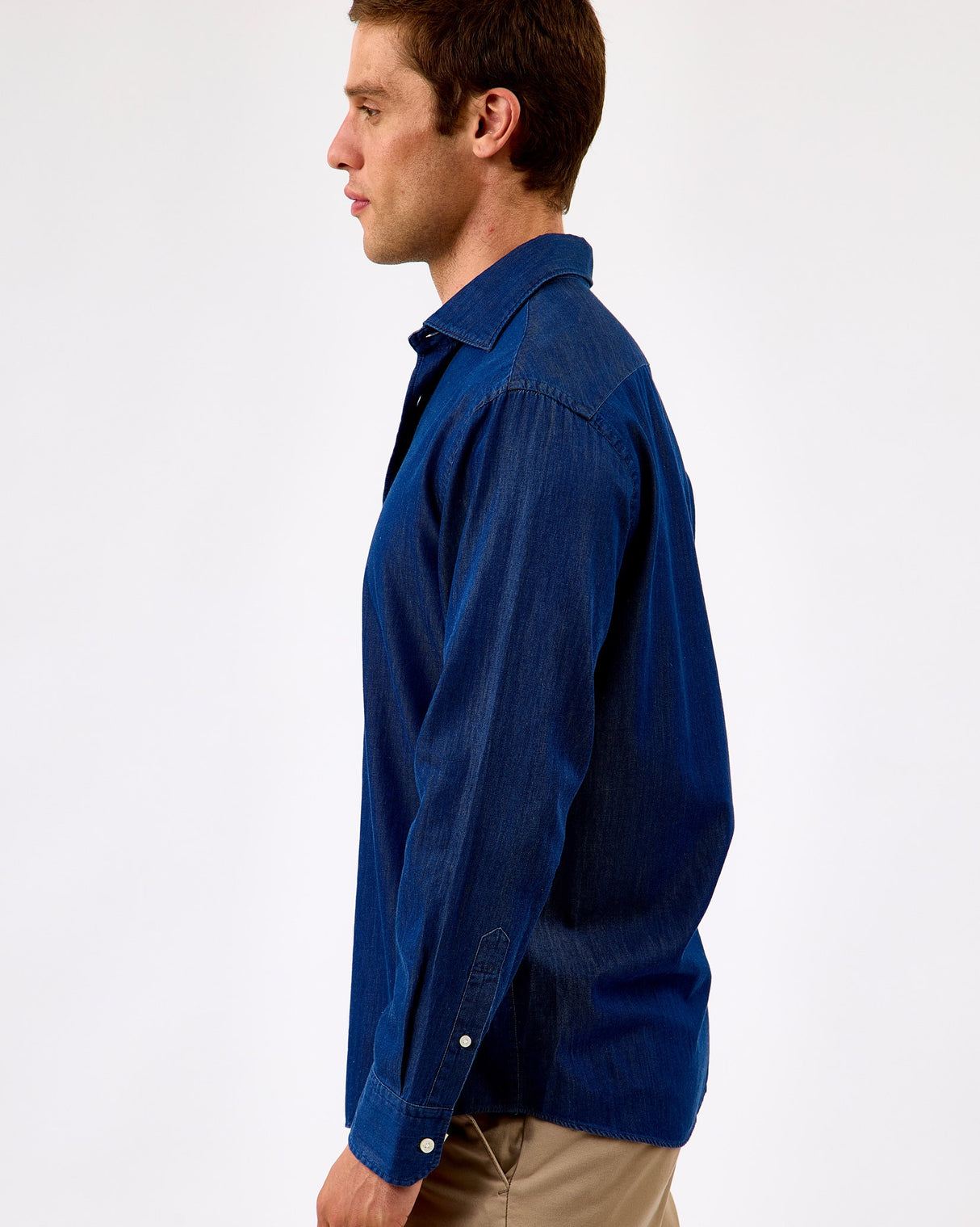 Dark Blue Regleo Denim Shirt