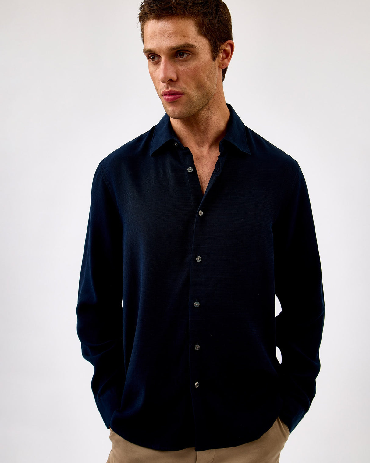 Sky Captain Charlie Long Sleeve Shirt