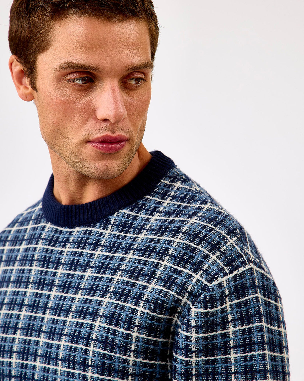 Sky Captain Mikolas Crew Neck Knit Jumper