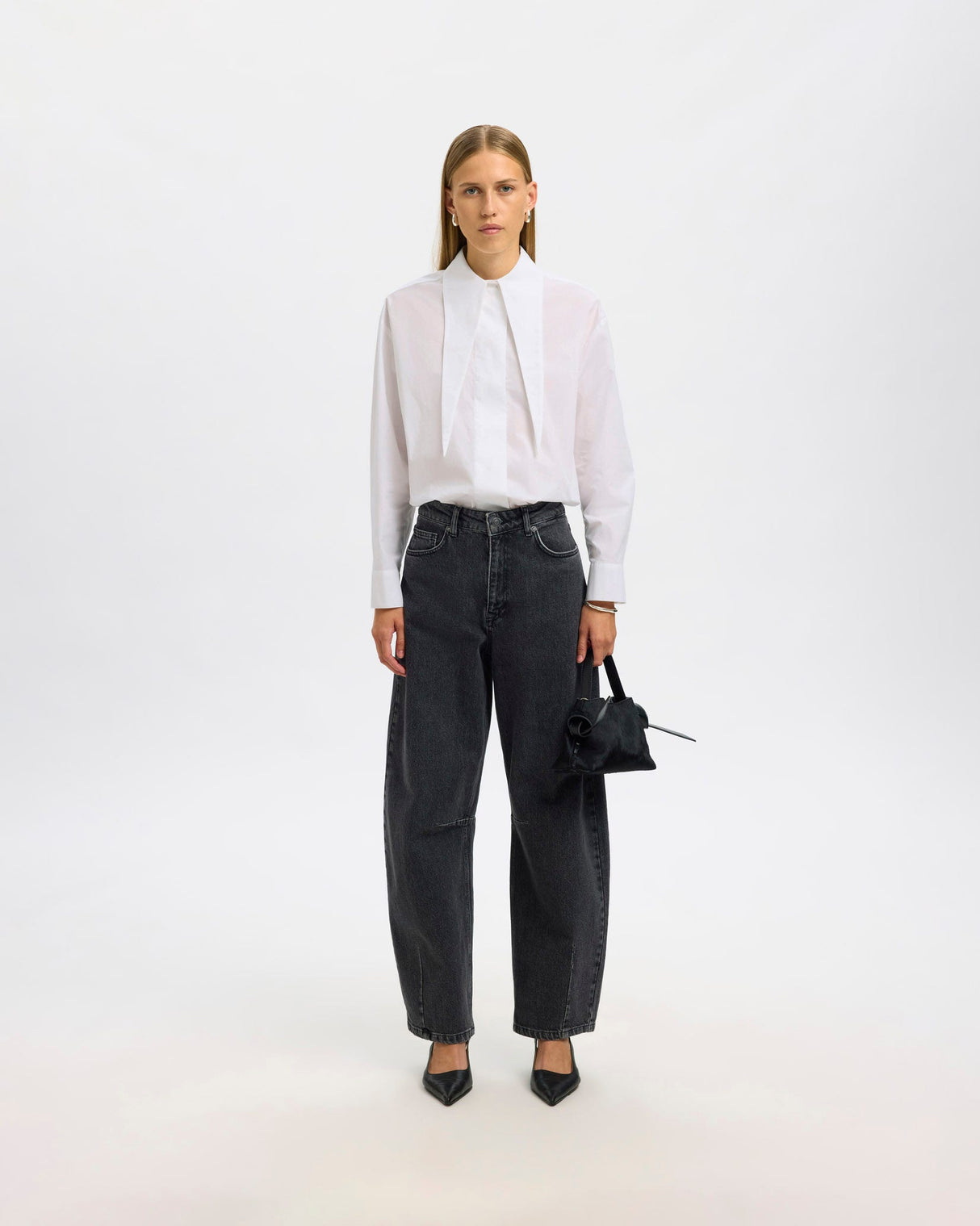 Bright White Festher Relaxed Shirt