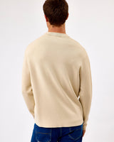 Oatmeal Teller Crew Neck Knit Jumper