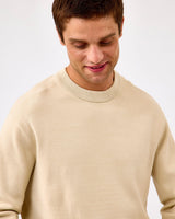 Oatmeal Teller Crew Neck Knit Jumper