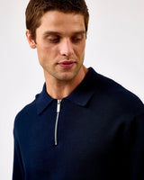 Sky Captain Teller Knit Half Zip Jumper