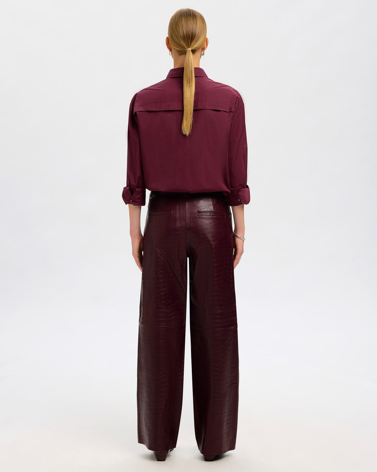 Fig Darla Leather Trousers